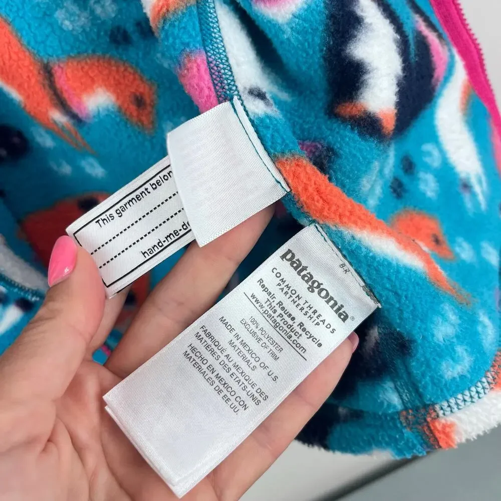 Patagonia Hooded Fleece Critter Jacket 3T